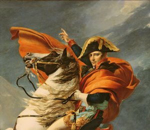 Napoléon franchissant les Alpes le 20 mai 1800, 1803 (détail)